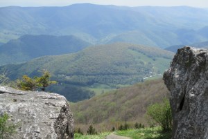 Valley view from Spruce Knob Boulder Field